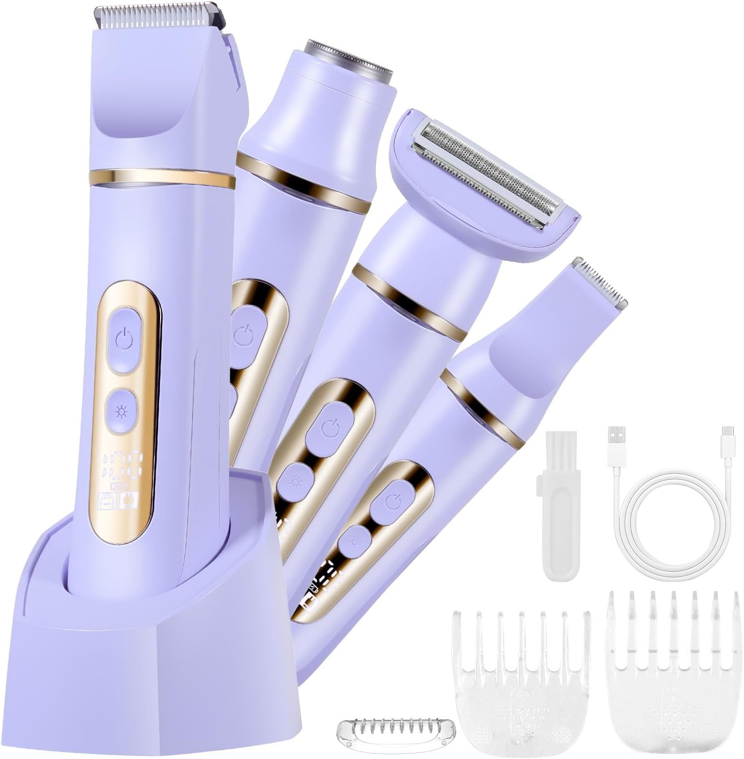 4-in-1 Lady Shaver Women Electric Razor Body Trimmer
